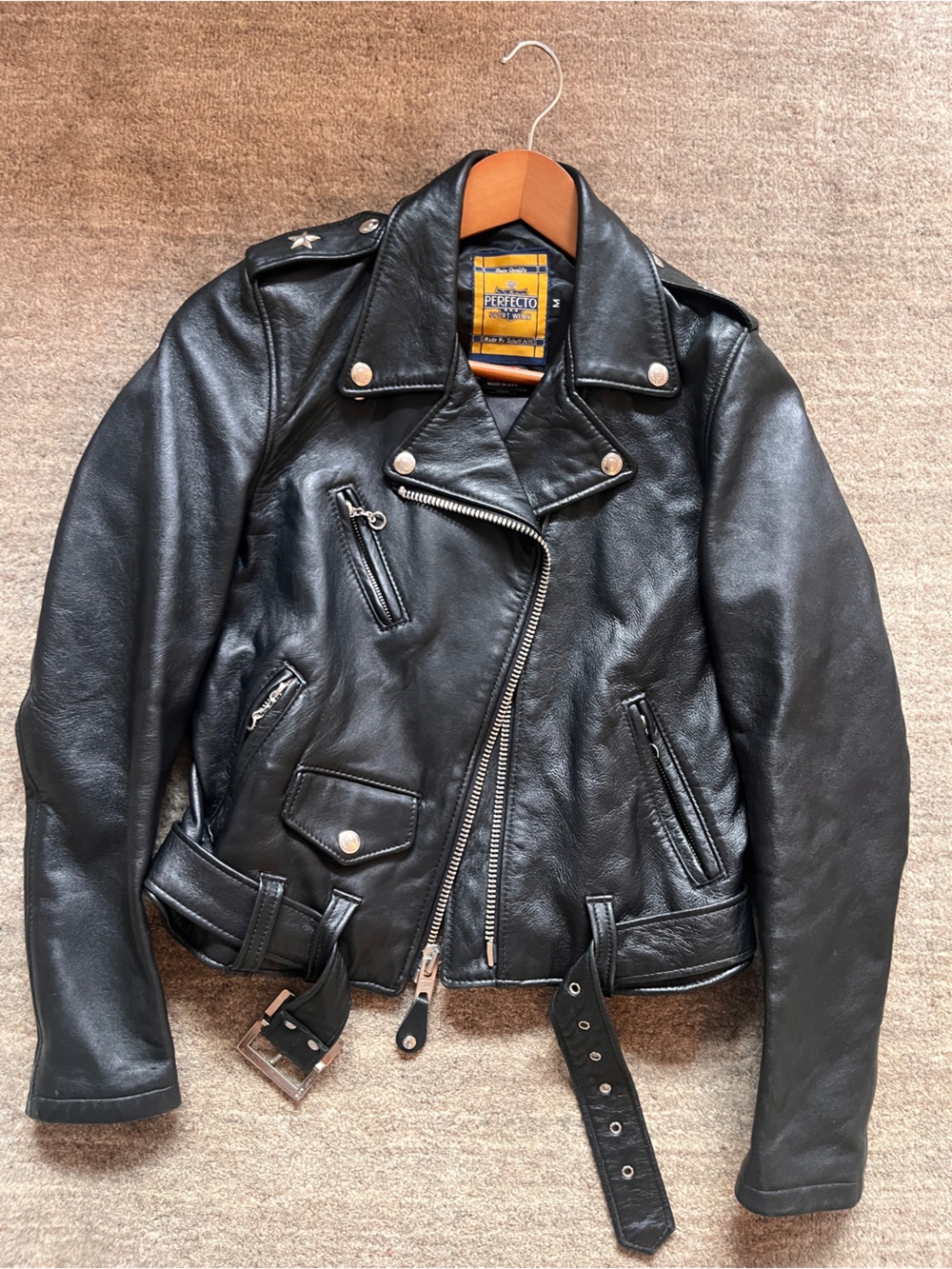 Schott NYC Perfecto leather biker jacket